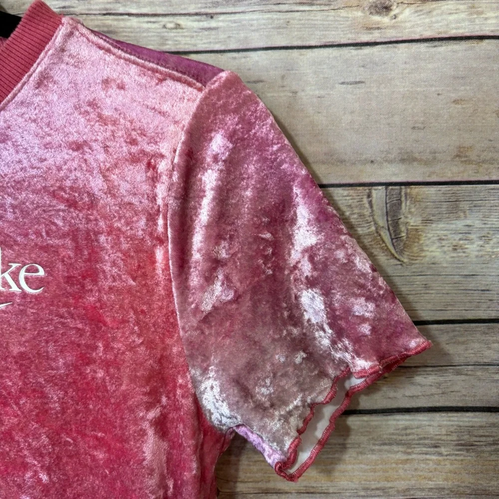 Nike pink velour